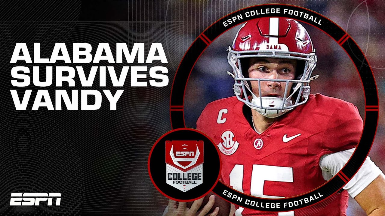 Why Alabama’s WIN Over Vanderbilt MATTERS | The College Football Show