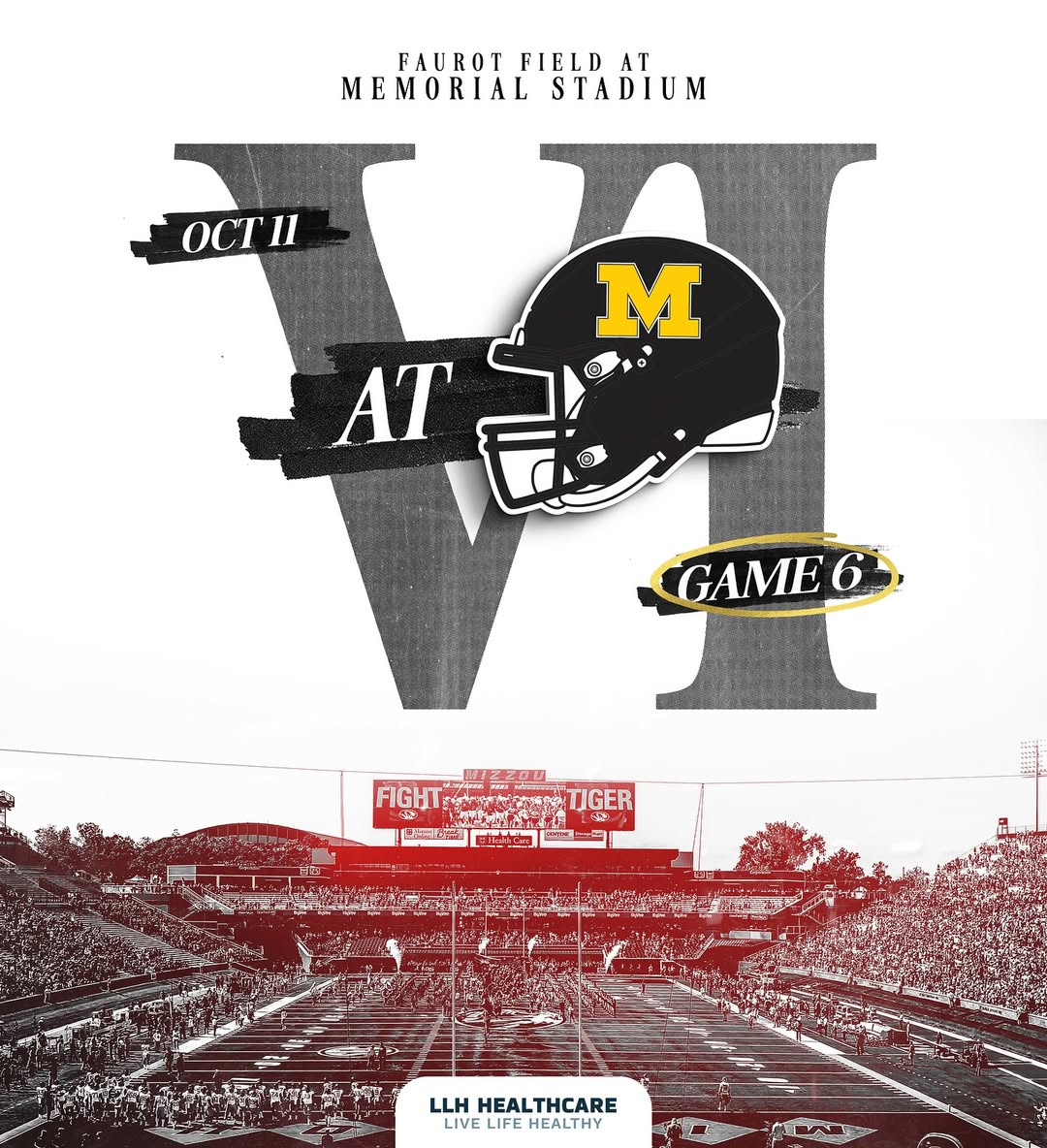Rise and Grind. 

 Sat. Oct. 11
 11:00 AM CT
 ABC

#RollTide | LLH Healthcare