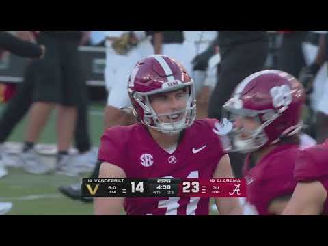 Game Highlights: Alabama vs. Vanderbilt