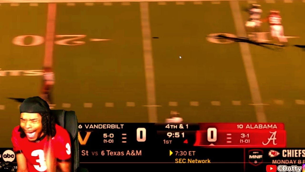 Alabama Hater Reacts To Them Spinning The Block On #16 Vanderbilt College Football Week 6 (reaction)