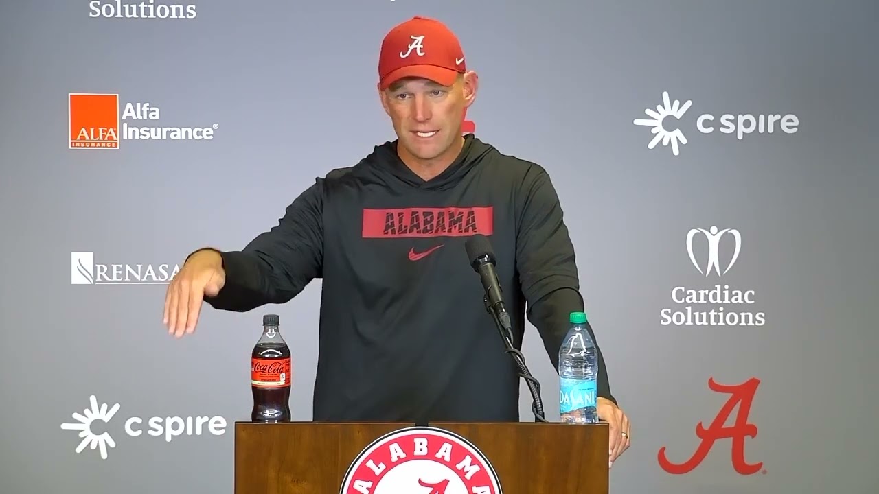 Alabama Football – Vanderbilt Postgame: Coach DeBoer