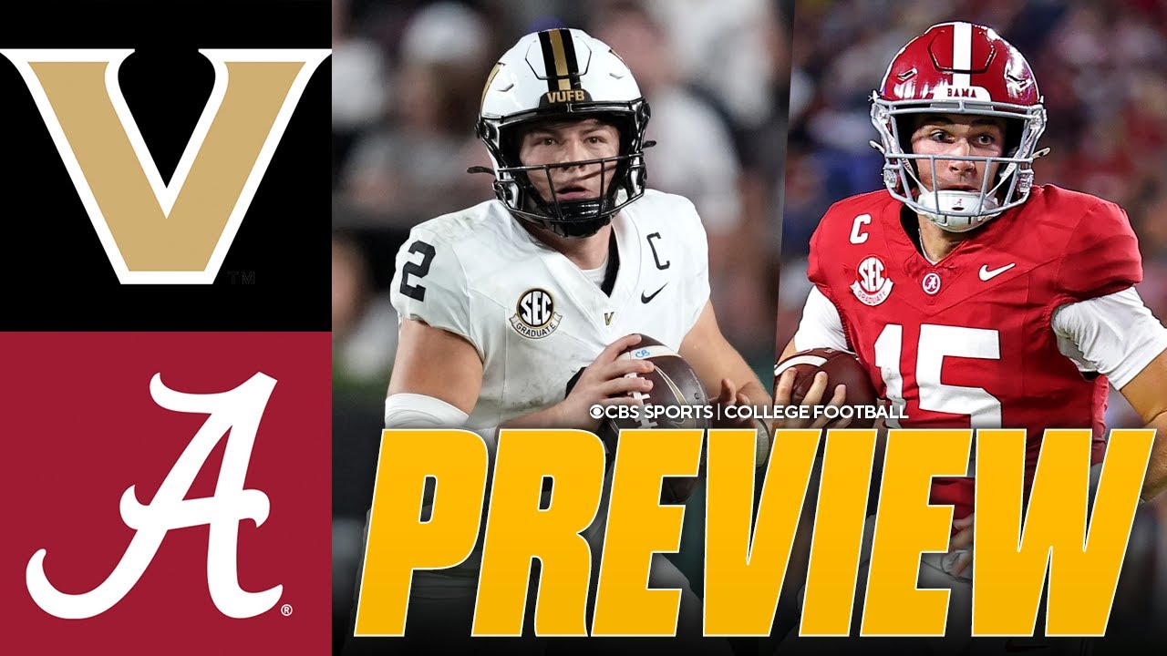 Vanderbilt Commodores vs Alabama Crimson Tide | College Football Week 6 Game Preview