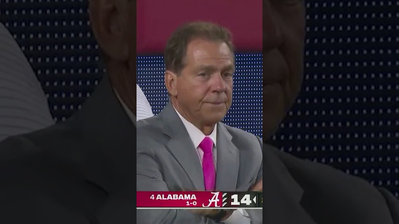 Bama penalties still get Nick Saban upset 😅