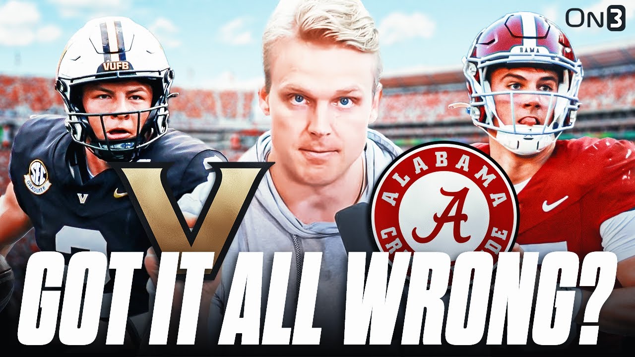 The Narrative Is WRONG Ahead of Alabama vs Vanderbilt
