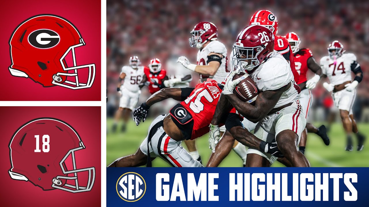 No. 17 Alabama Crimson Tide at No. 5 Georgia Bulldogs | Game Highlights | 2025 SEC Football