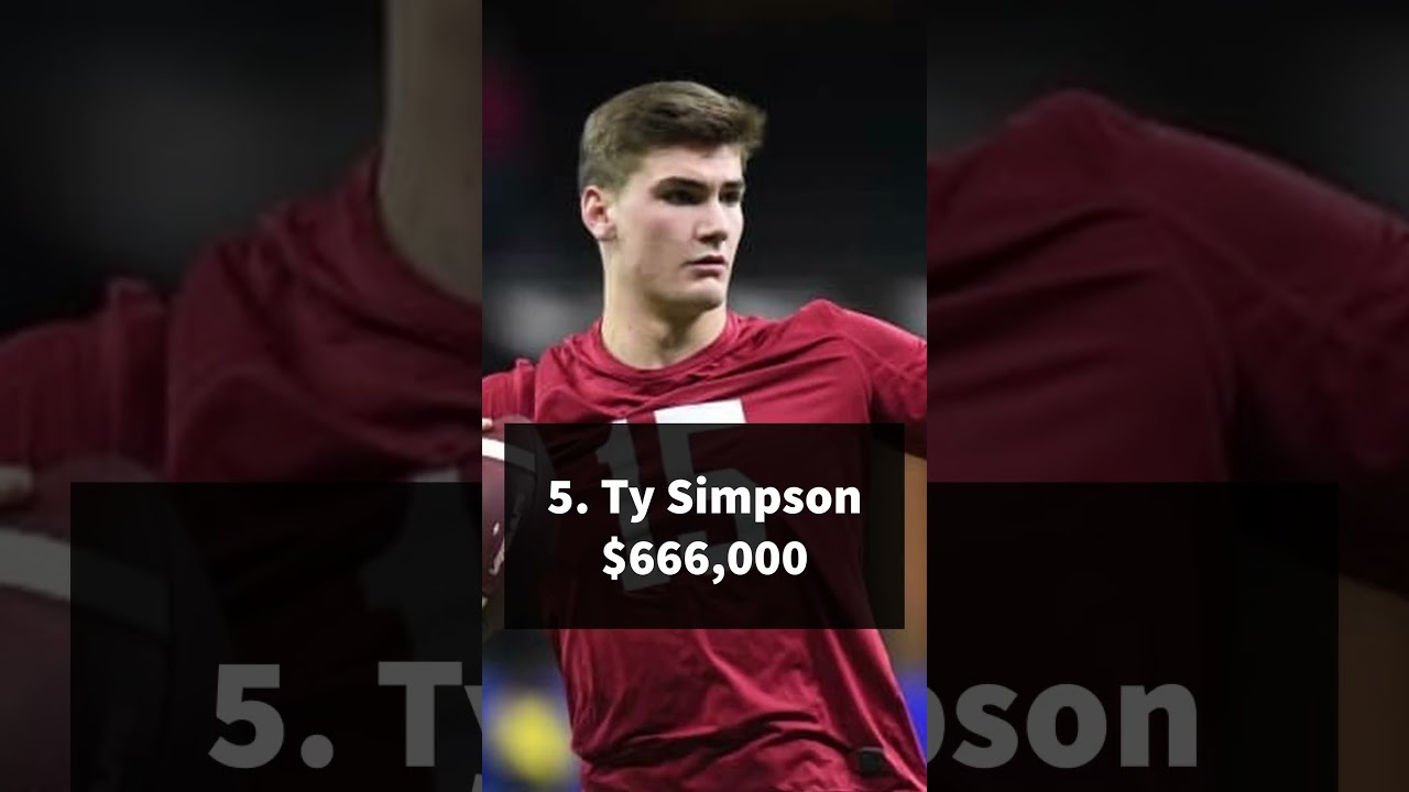 Top 5 RICHEST Alabama football players  #alabamafootball #crimsontide