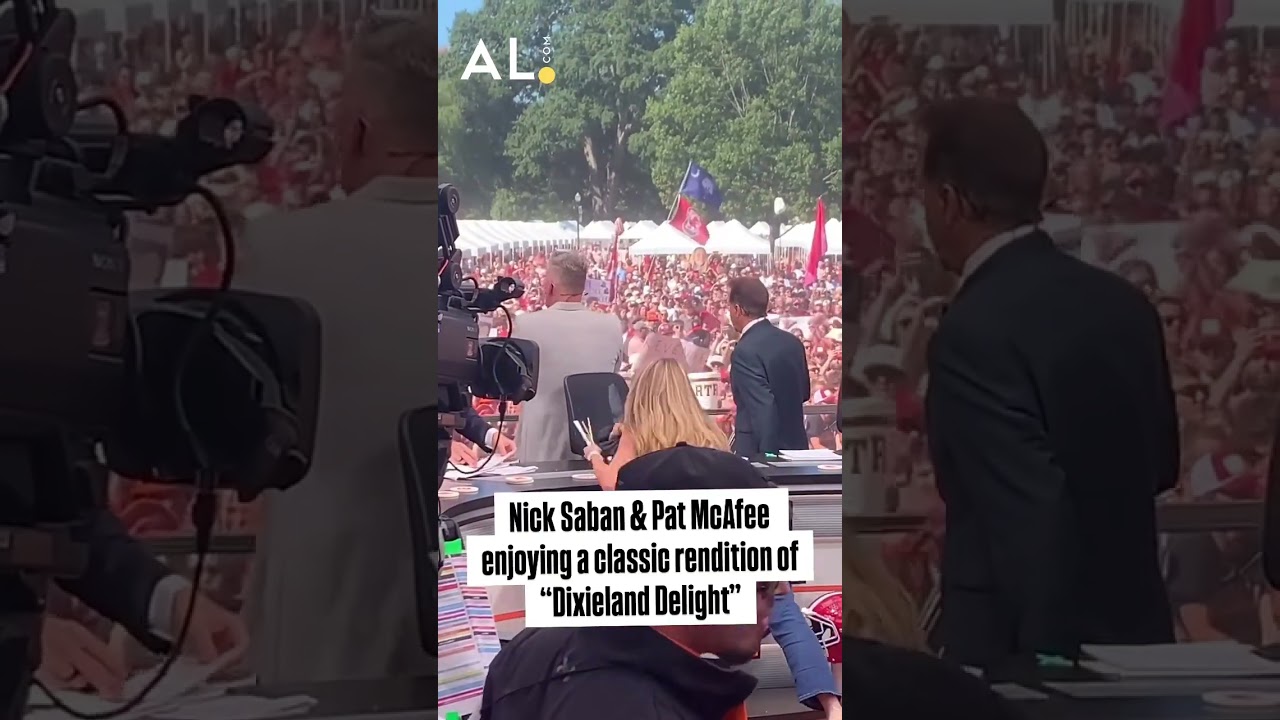 When Dixieland Delight comes on, you sing the lyrics. Coach Saban and Pat McAfee did not disappoint!