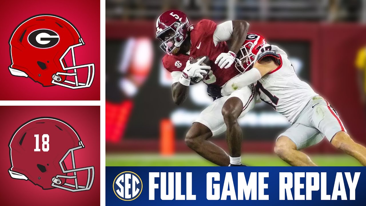 No. 2 Georgia Bulldogs at No. 4 Alabama Crimson Tide | Full Game Replay | 2024 SEC Football