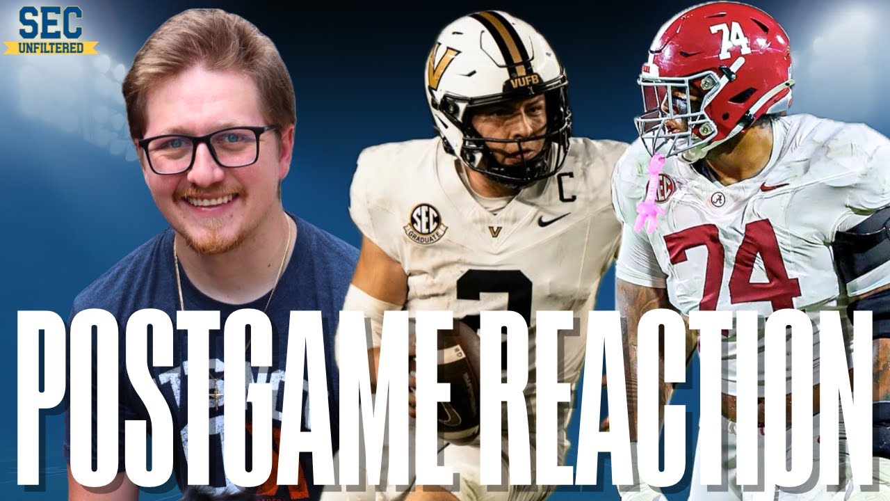 REACTION: Alabama Football SECURES REVENGE In Win Over Vanderbilt