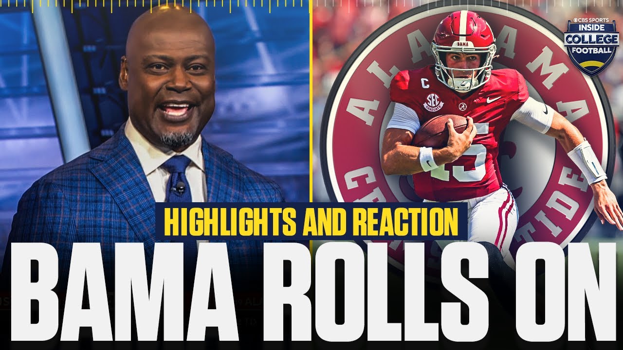 Alabama Crushes Wisconsin, 38-14 in Week 3 Win | Ryan Williams GOES OFF | Inside College Football