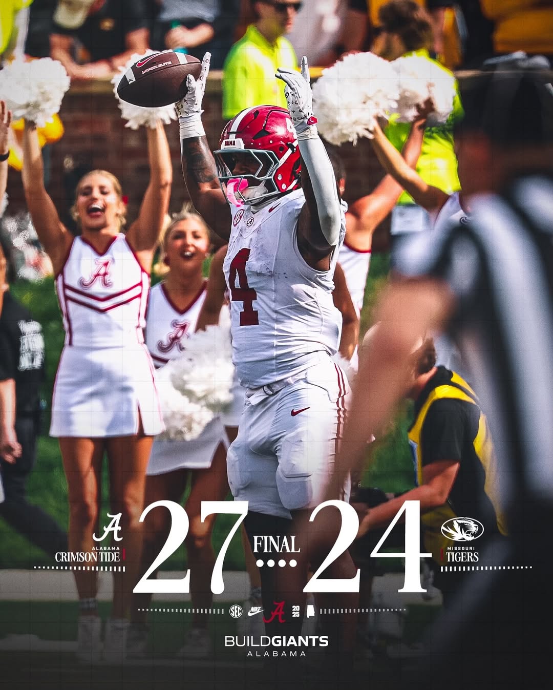 Gold Dust. 

#RollTide  |  Build Giants Alabama