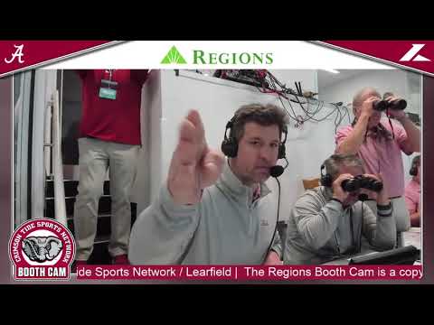 Booth Cam Highlights – Alabama defeats Georgia 24-21