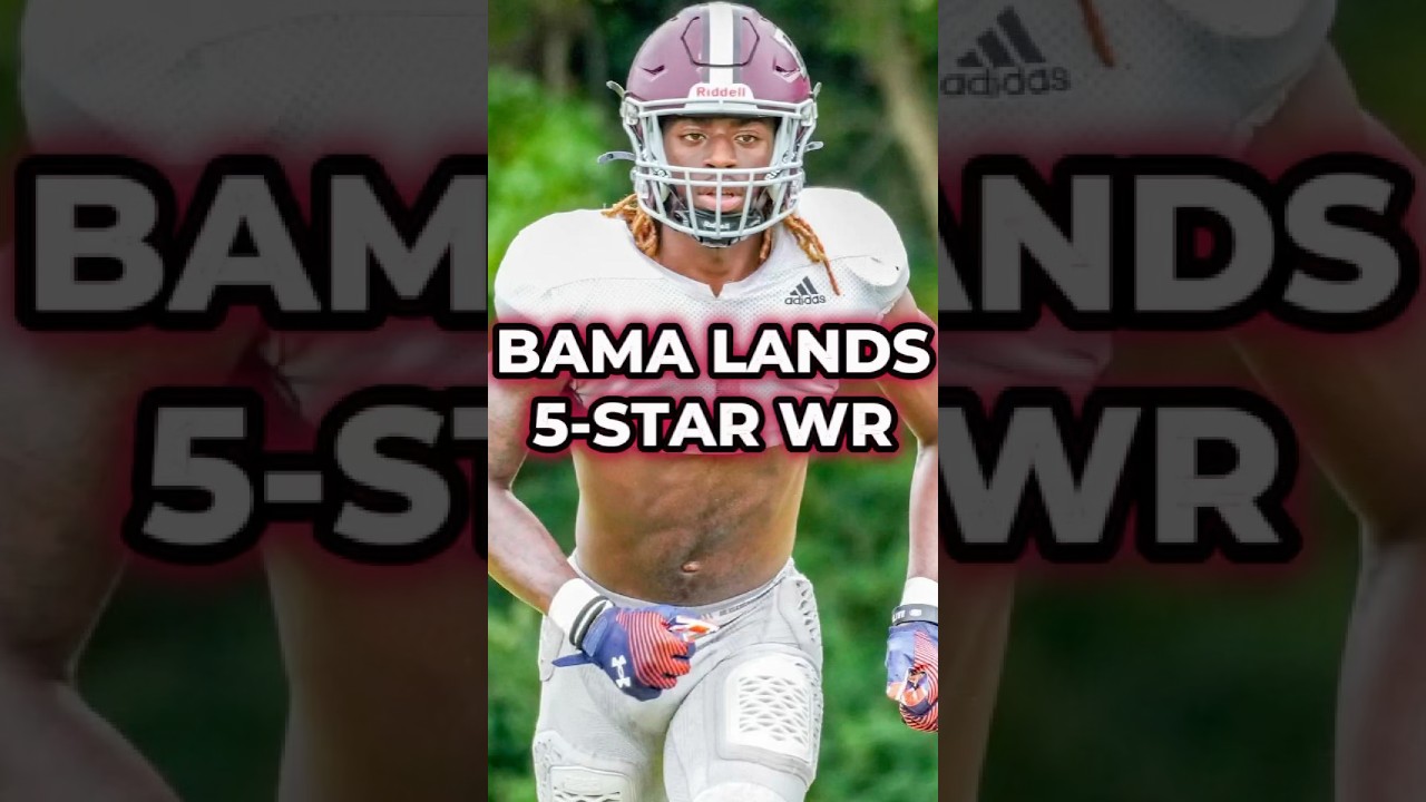 🚨 BREAKING! 5-Star WR Cederian Morgan Commits To Alabama’s 2026 Recruiting Class #shorts