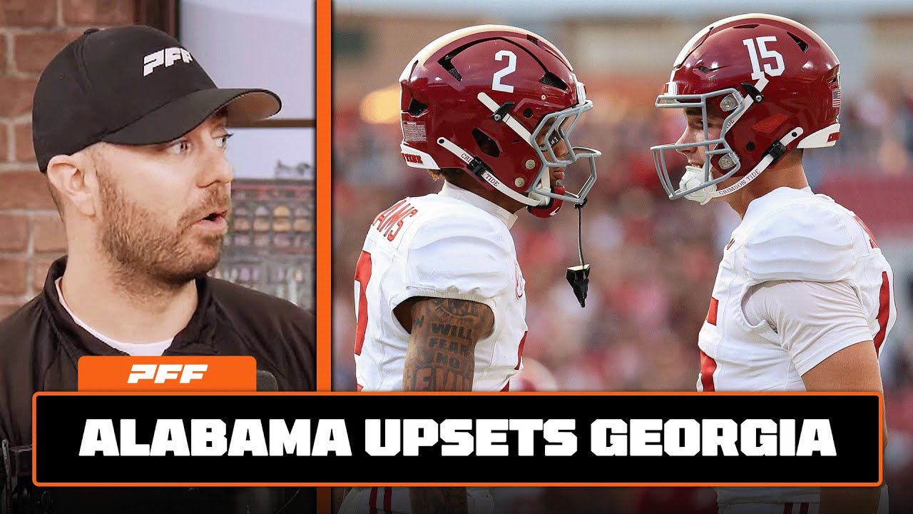 Alabama vs. Georgia Review | PFF Grade Release Show