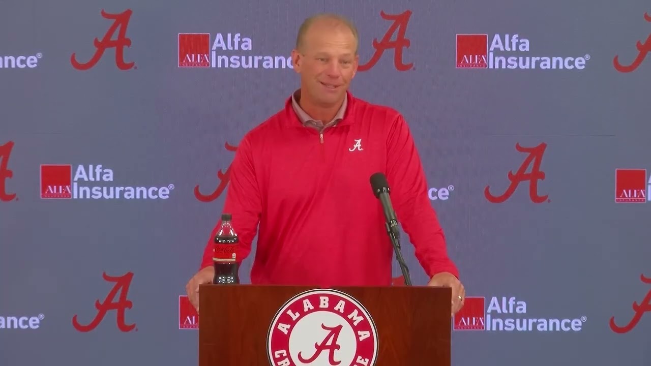 Alabama Football – Vanderbilt Week: Coach DeBoer