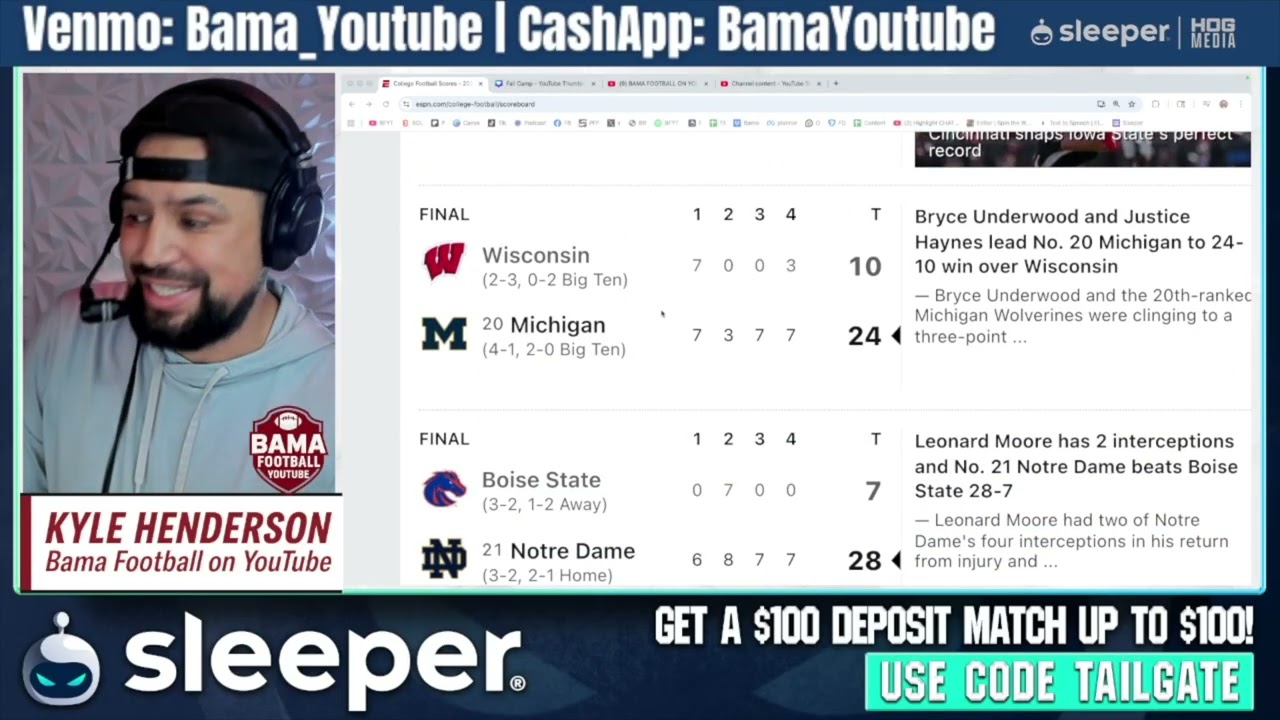 🔥 My Reaction: Alabama PROVES a Point vs Vanderbilt | Texas Disappoints & Penn State EXPOSED!