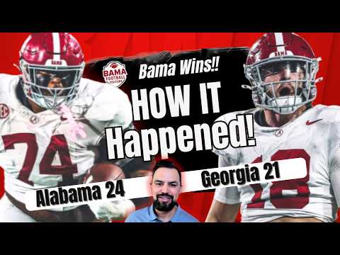 🚨 How Alabama Beat Georgia: The 3 Plays That Changed Everything