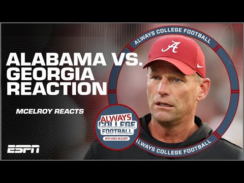 Greg McElroy thinks THIS win proved so much for DeBoer & Alabama | Always College Football