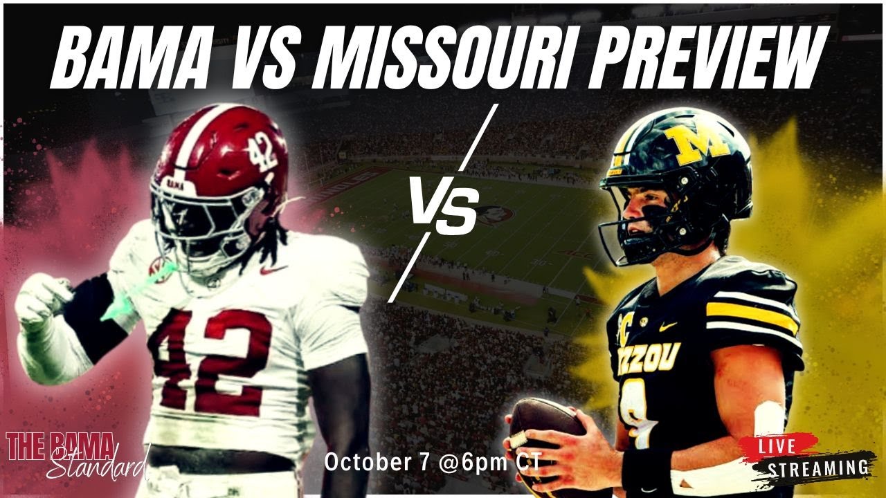 LIVE: Alabama Faces Dangerous Missouri Team | Ty Simpson vs Beau Pribula Showdown!
