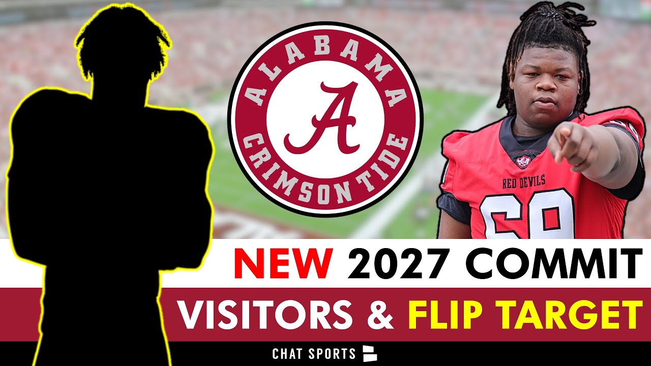 MAJOR Alabama Football Recruiting News Ft. NEW 2027 Commit, Upcoming Visits & FLIP Target