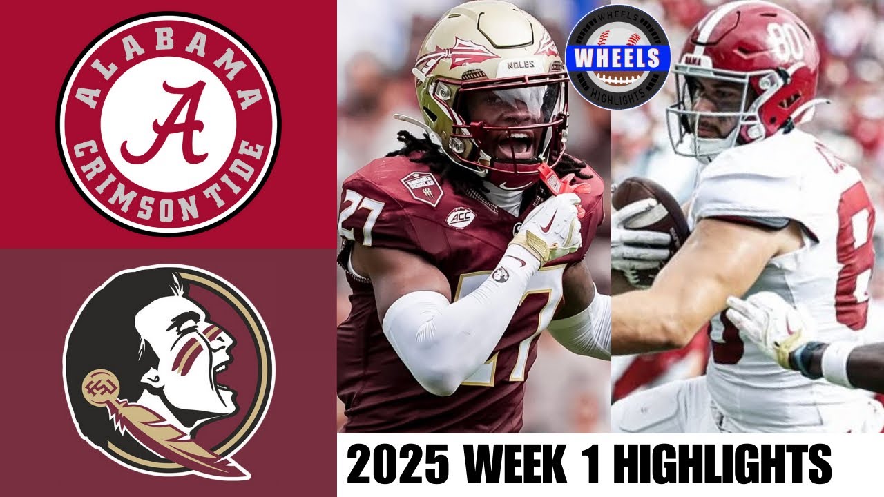 #8 Alabama vs Florida State Highlights | Week 1 | 2025 College Football Highlights