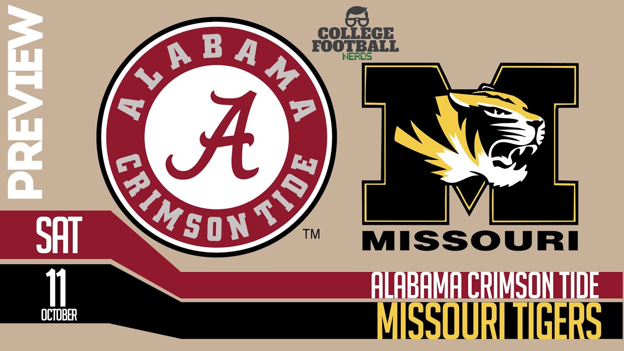Alabama vs Missouri – Preview & Prediction – College Football 2025