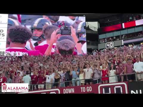 Alabama fans sing Rammer Jammer after beating Vanderbilt & Diego Pavia