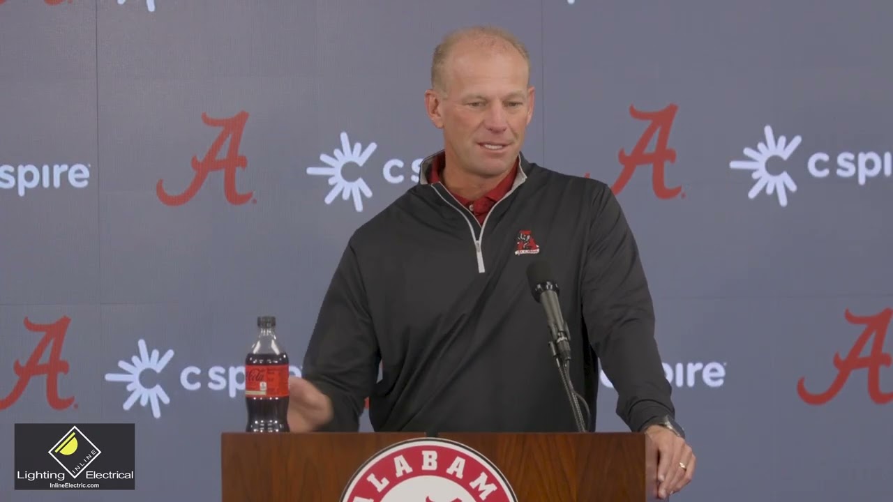 Alabama’s Kalen DeBoer previews the Crimson Tide’s road trip to No. 14 Missouri; Ty Simpson’s growth