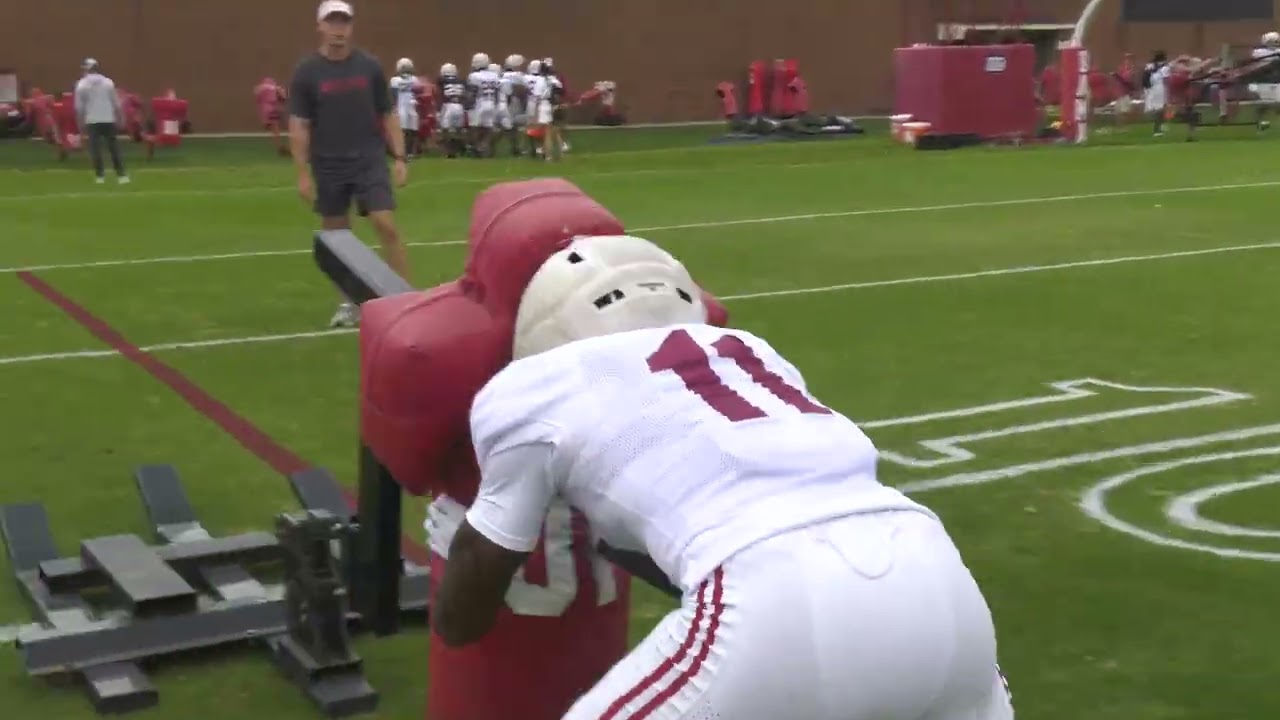 Alabama Football Practice on Tuesday Before Missouri Game