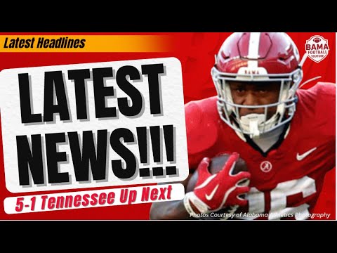 JAM MILLER listed as Questionable | Alabama vs. Tennessee Keys To The Game | What Is At Stake?