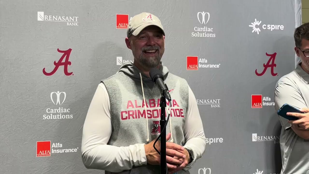Alabama Football OC Ryan Grubb post-practice interview (7-31-25)
