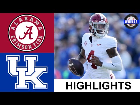#8 Alabama vs Kentucky Full Game Highlights | Week 11 | 2023 College Football Highlights