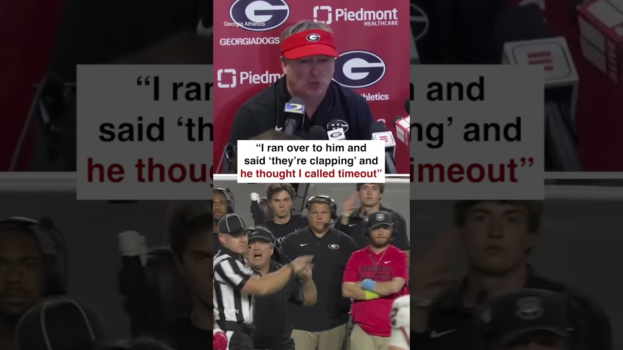 Kirby Smart offers an explanation of the timeout situation in the 4th quarter at Auburn
