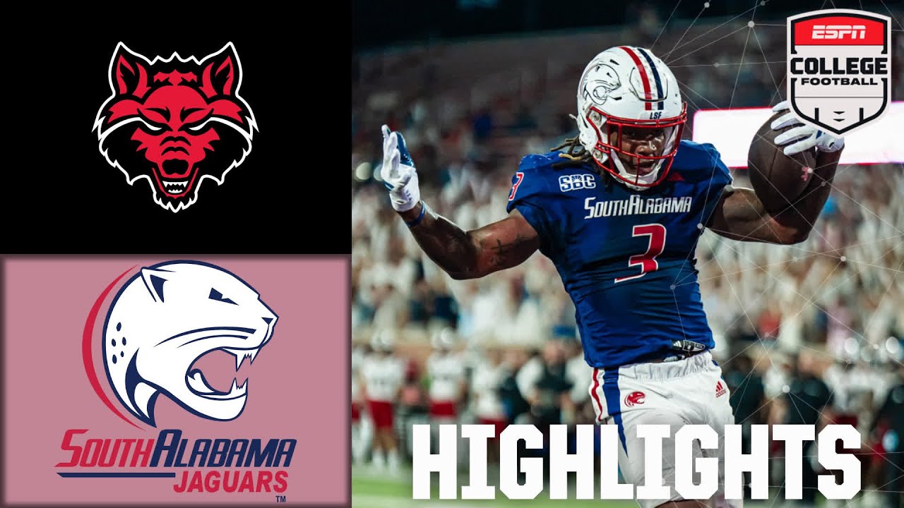 Arkansas State Red Wolves vs. South Alabama Jaguars | Full Game Highlights | ESPN College Football