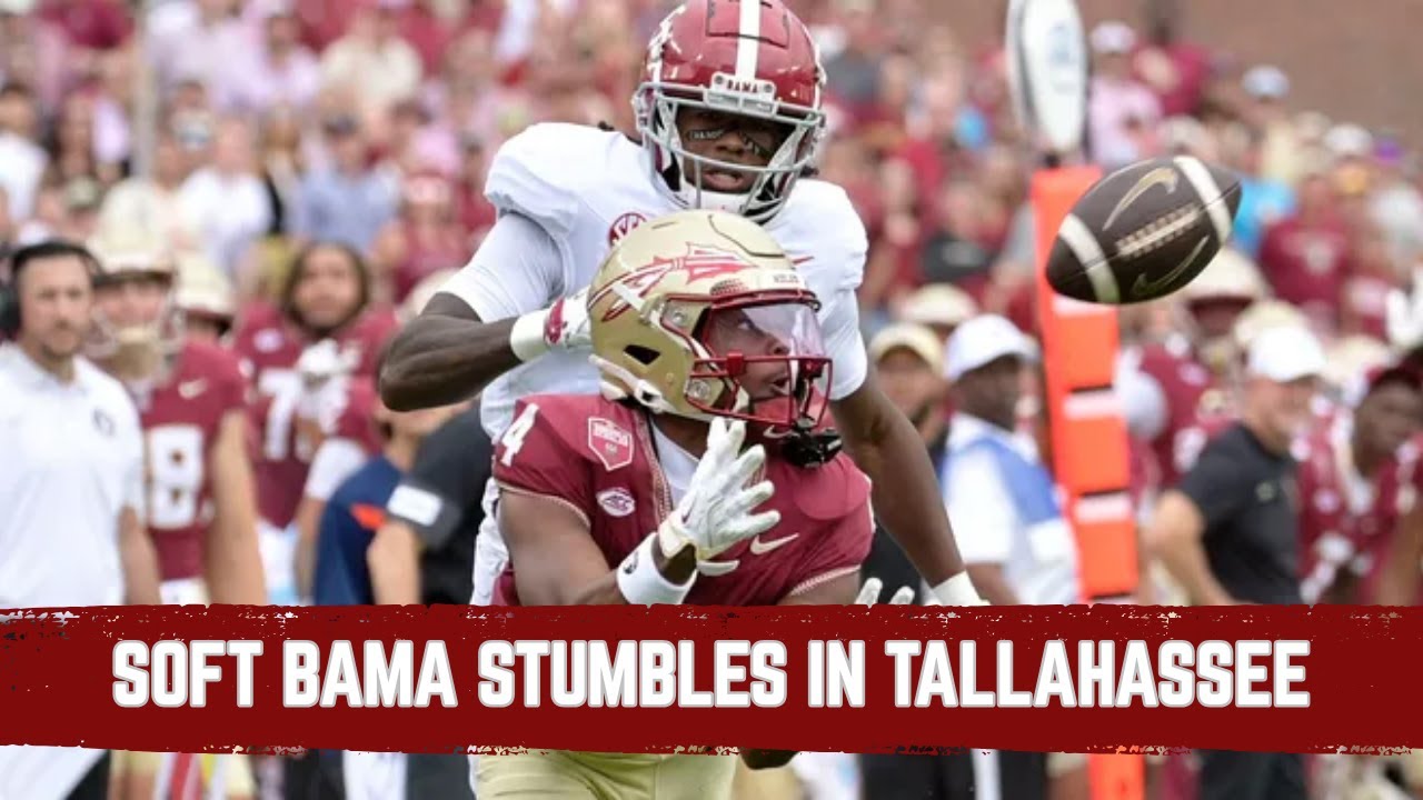 SOFT! Alabama Football looks lost in Tallahassee | Instant Reaction to loss to FSU | Tide Talk Live