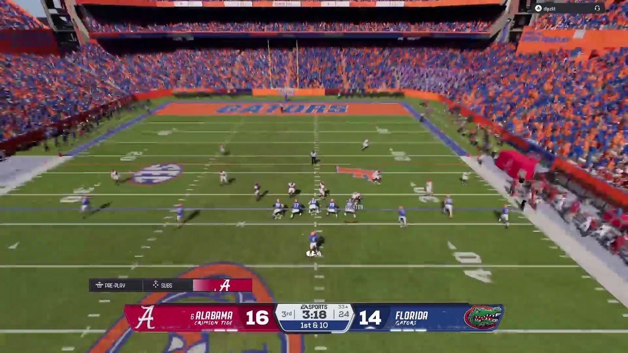 NCAA COLLEGE FOOTBALL PLAYOFFS WITH University of Alabama STORM PAINTER #LIVE