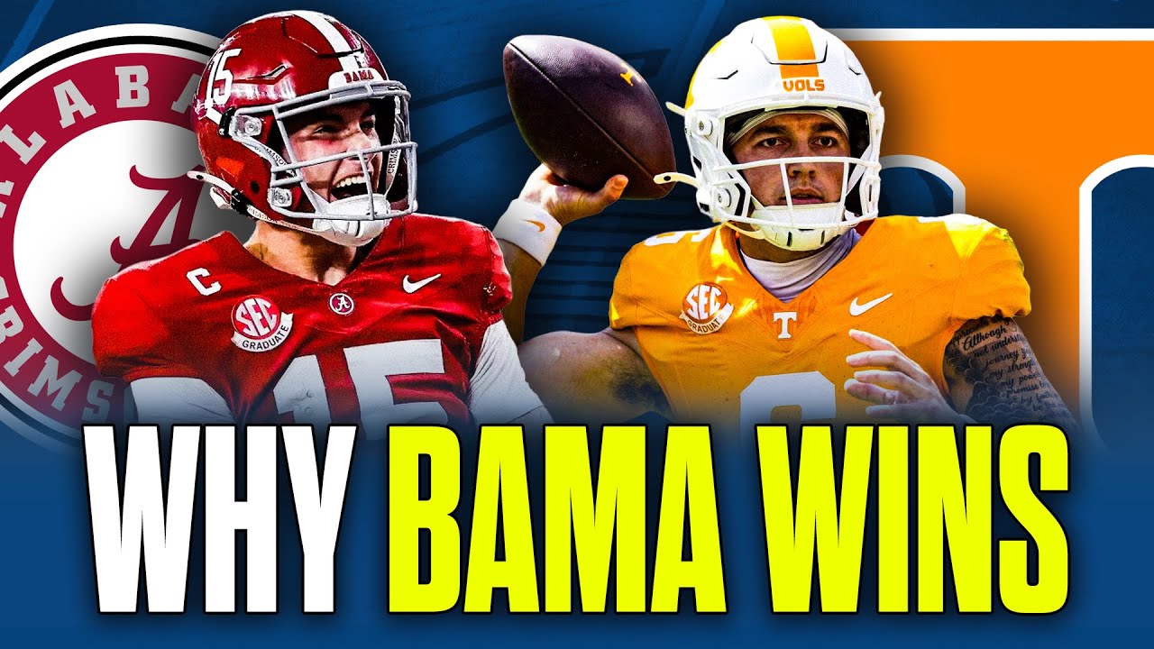 Alabama vs Tennessee Preview – Why the Crimson Tide WILL WIN