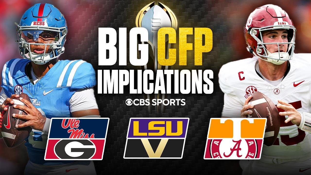 College Football Week 8 Preview: Ole Miss vs Georgia, Tennessee vs Alabama | BIG CFP Implications