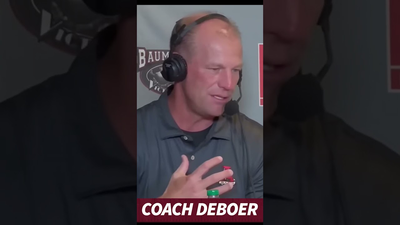 Coach DeBoer on the impact of the Washington transfers on Alabama Football #shorts