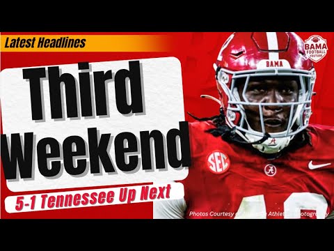 Alabama vs. Tennessee EARLY LOOK | Tide now ranked 6th | Simpson’s Heisman Odds | Latest News
