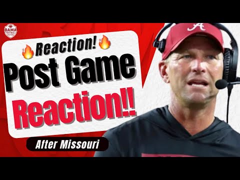 Alabama vs. Missouri | POST GAME REACTION!!