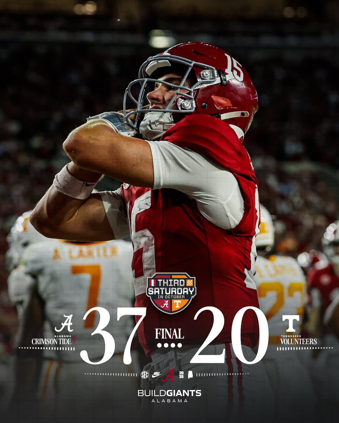Smoke ‘em if you got ‘em. 

#RollTide | Build Giants Alabama