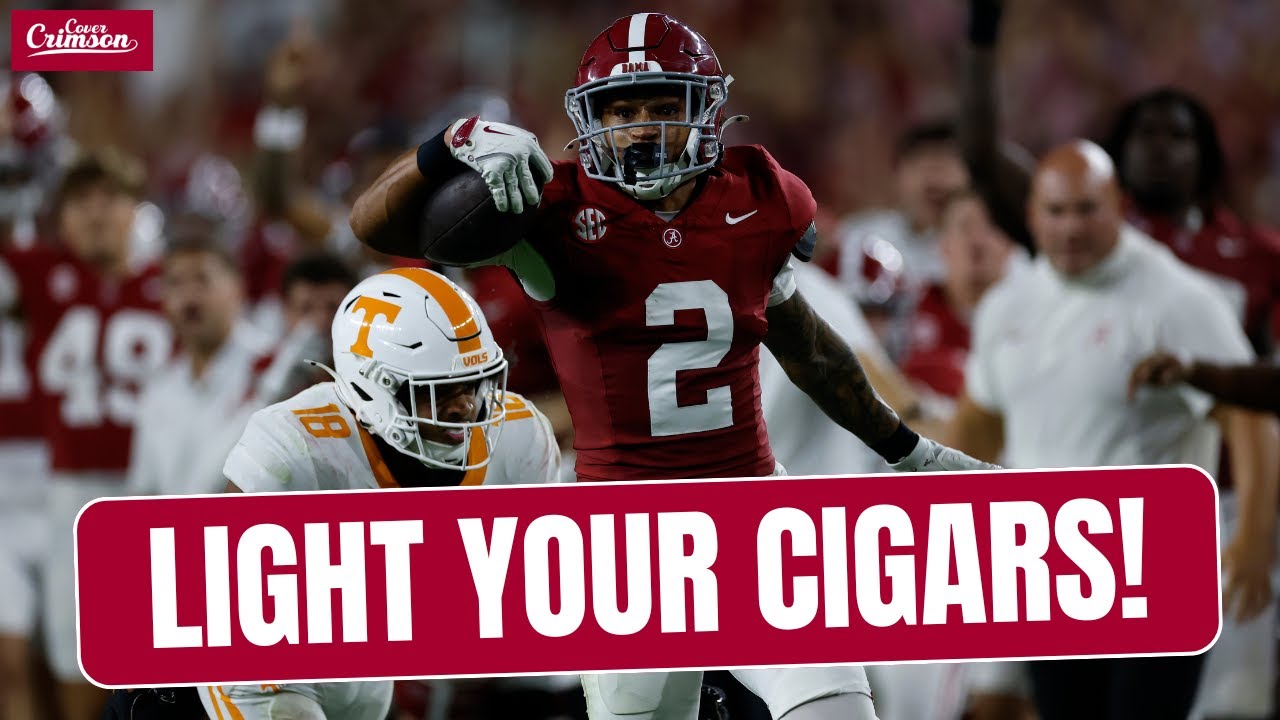 LIGHT YOUR CIGARS: Alabama Hands Tennessee BEATDOWN In Tuscaloosa