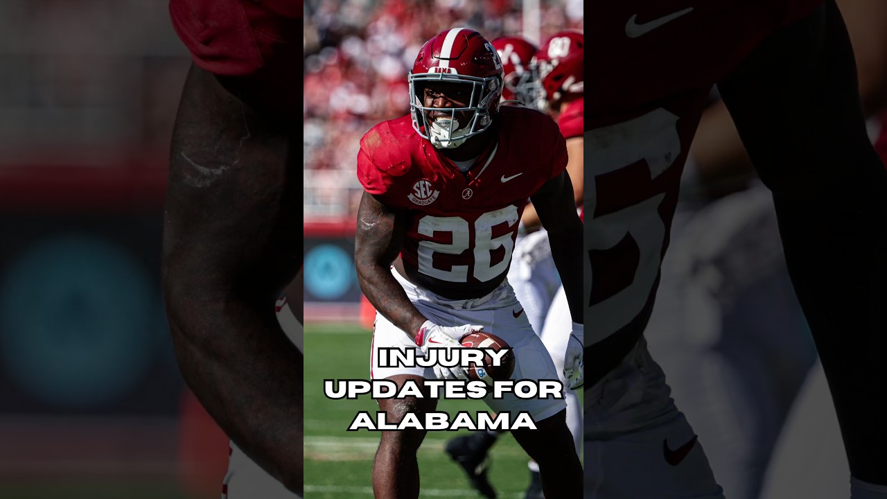 Kalen DeBoer provides several injury updates as Alabama fights to the bye week to get healthy