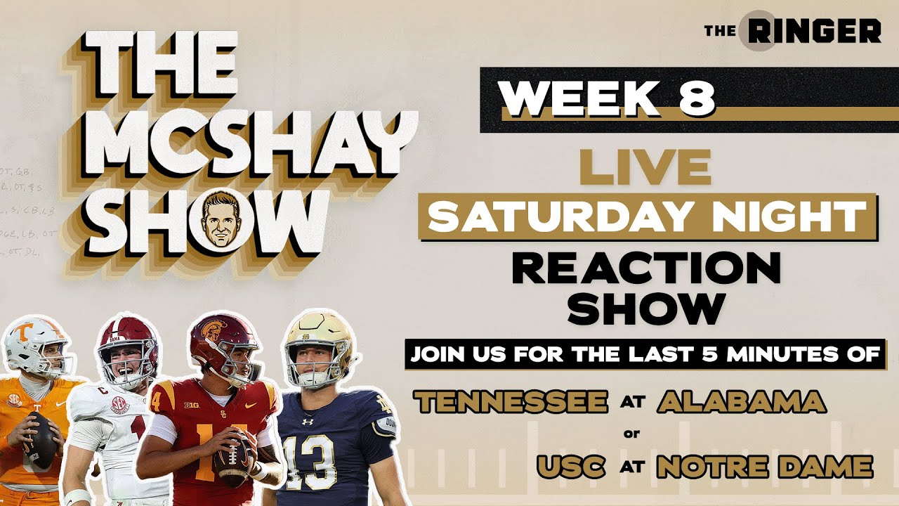 Week 8 Reactions Following Tennessee vs. Alabama & USC vs. Notre Dame | The McShay Show