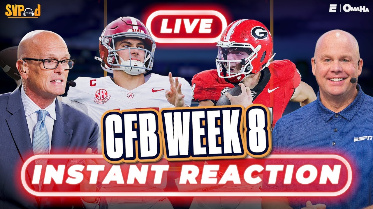 CFB Week 8 INSTANT REACTIONS! SVP & Stanford Steve recap Alabama-Tennessee, Georgia-Ole Miss & more