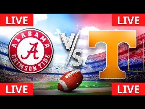 Alabama vs. Tennessee LIVE STREAM Full Game | Oct 18 | College Football Live | NCAAF Week 8