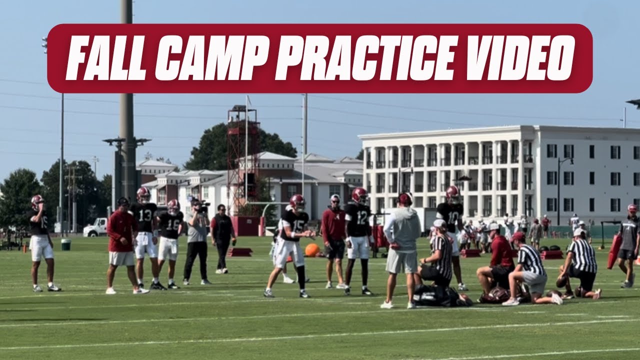 Alabama Football | BamaOnLine highlights from 16th practice of fall camp