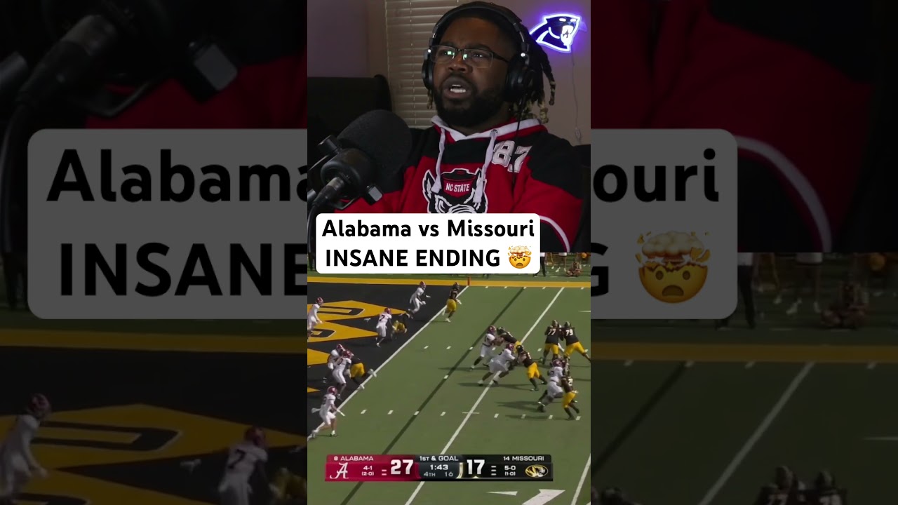 Bama gets the W! 😳 #collegefootball #alabamafootball #cfb #rolltide #alabama #missouri #mizzou