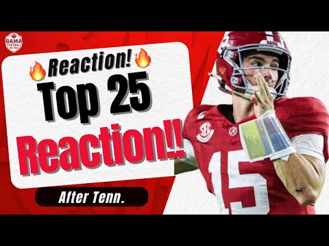 AP Top 25 College Football Rankings Reaction | Alabama on THE RISE | Who is truly No. 1 in CFB?